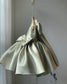 Stunning Princess Dress With Big Bow,Green/Pink/White,12M to 8T