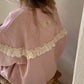 Cute Pink Sweat Shirt & Pants Set,2T to 7T.