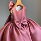 Stunning Princess Dress With Big Bow,Green/Pink/White,12M to 8T