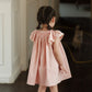 Pink Hand Smocked Dress With Bonnet & Shorts,3M to 4T.