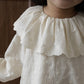 Apricot Full Sleeves Embroidered Dress,12M to 6T.