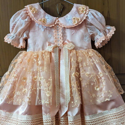 Stunning Spanish Tiered Dress, 12M to 14T.
