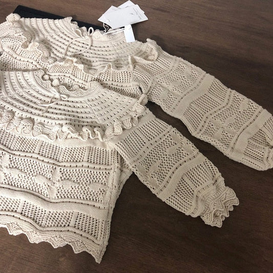 Cute Crochet Pullover, 12M to 6T.