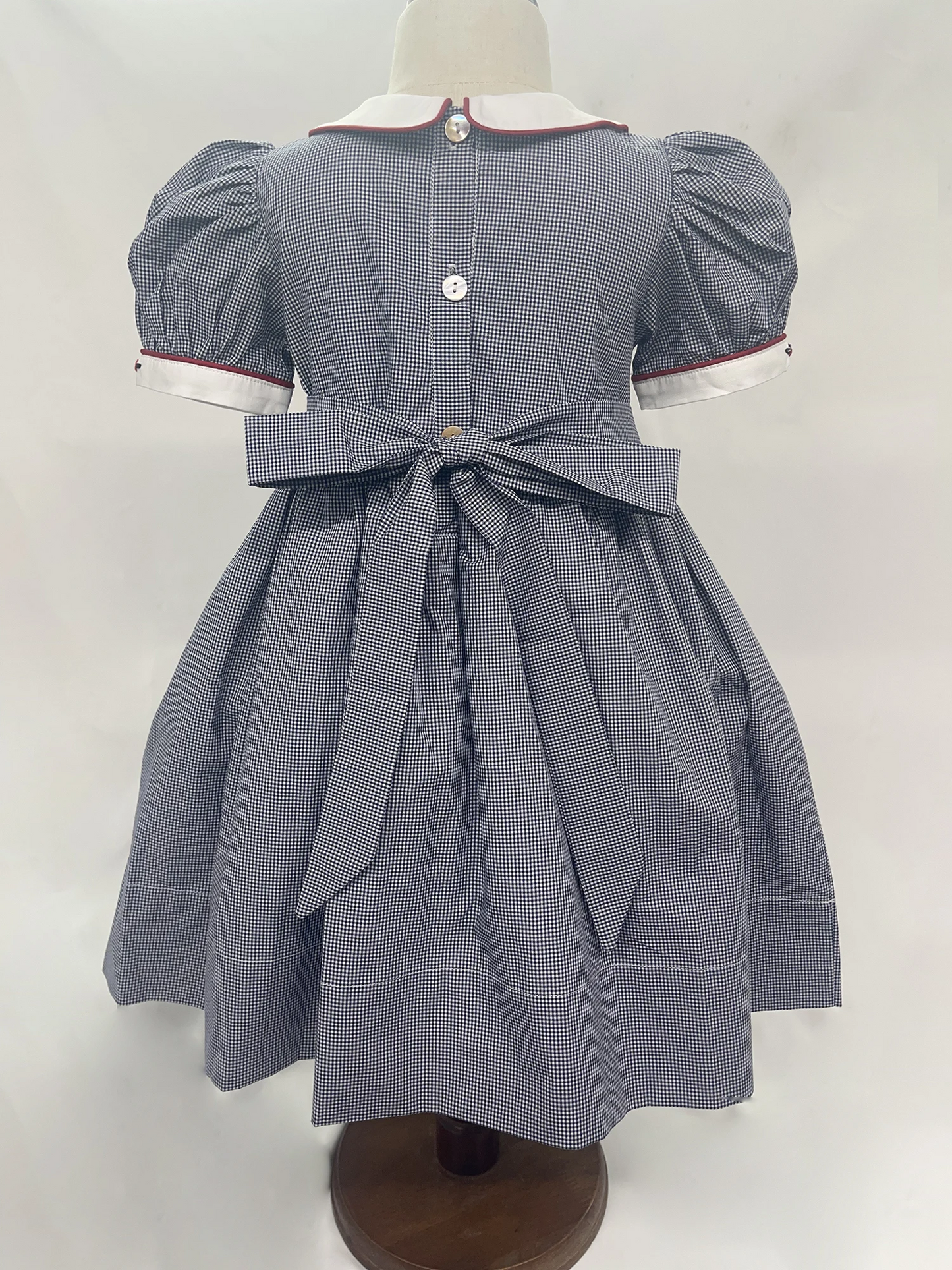 Timeless Handcrafted Sibling Set with Hand Smocking & Embroidery
