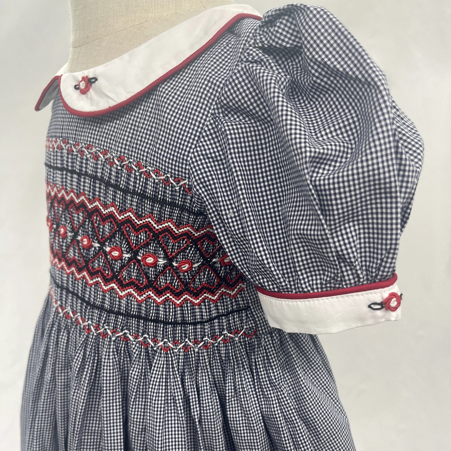 Timeless Handcrafted Sibling Set with Hand Smocking & Embroidery