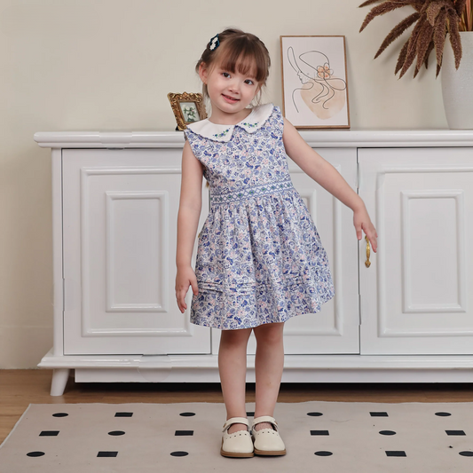 The Bluebell Hand-Smocked Dress,3M to 8T.