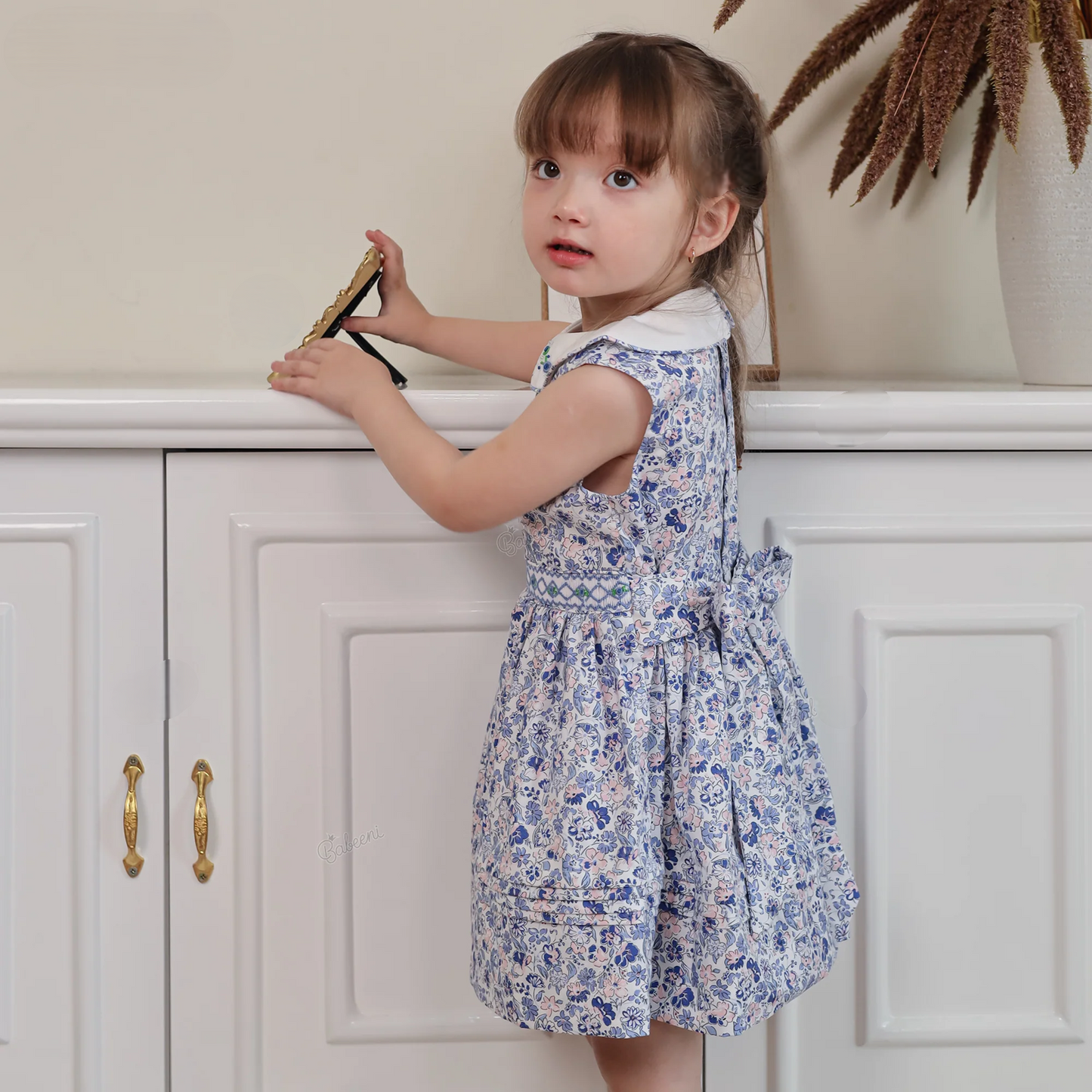 The Bluebell Hand-Smocked Dress,3M to 8T.
