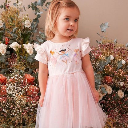 Cute Ballerina Friends Dress, 2T to 7T