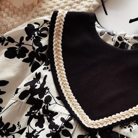 Black & White Printed Dress & Romper,6M to 5T.