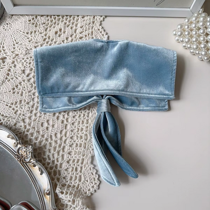 Chic Blue Tweed Coat Set for Girls,2T–7T