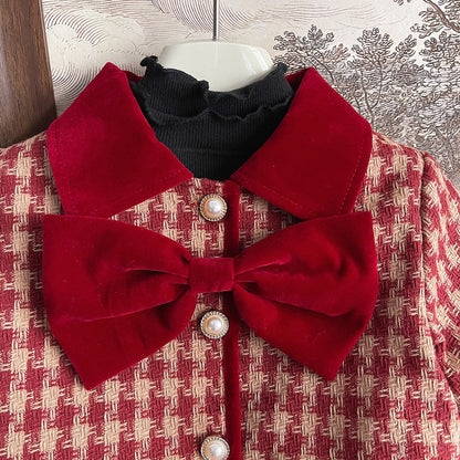 Cozy Quilted Red Coat Set,2T to 7T.