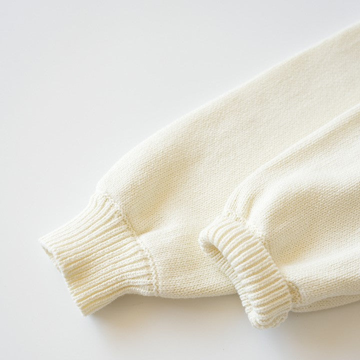 Blossom Charm Hand-Crocheted Sweater,3T to 7T.