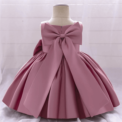 Stunning Princess Dress With Big Bow,Green/Pink/White,12M to 8T