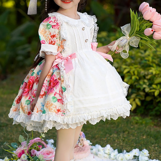 Gorgeous Floral Vintage Dress,12M to 6T.