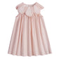 Cute Pink Petal Collar Dress & Romper,6M to 7T.