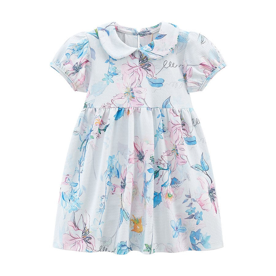 Beautiful Floral Dress,2T to 7T.