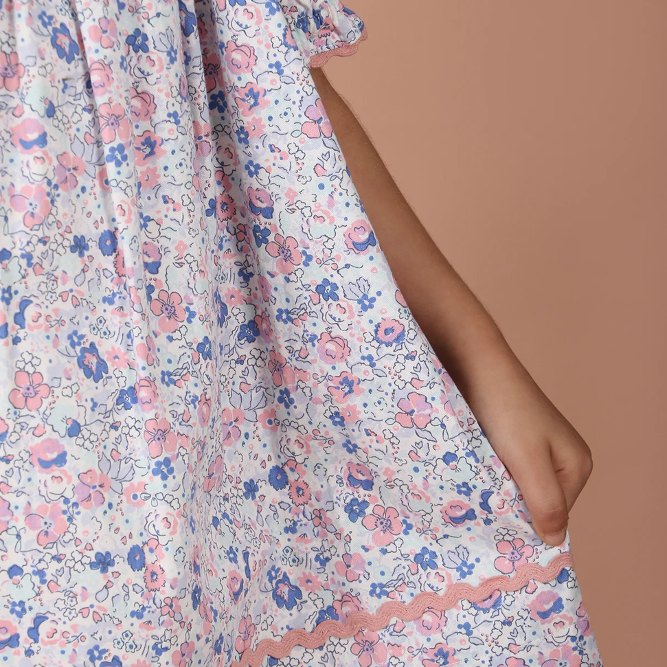 Hand Smocked Floral Dresses, (3M–4T)