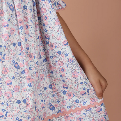 Hand Smocked Floral Dresses, (3M–4T)