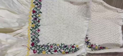 Hand Smocked Princess Dress,6M to 8T.