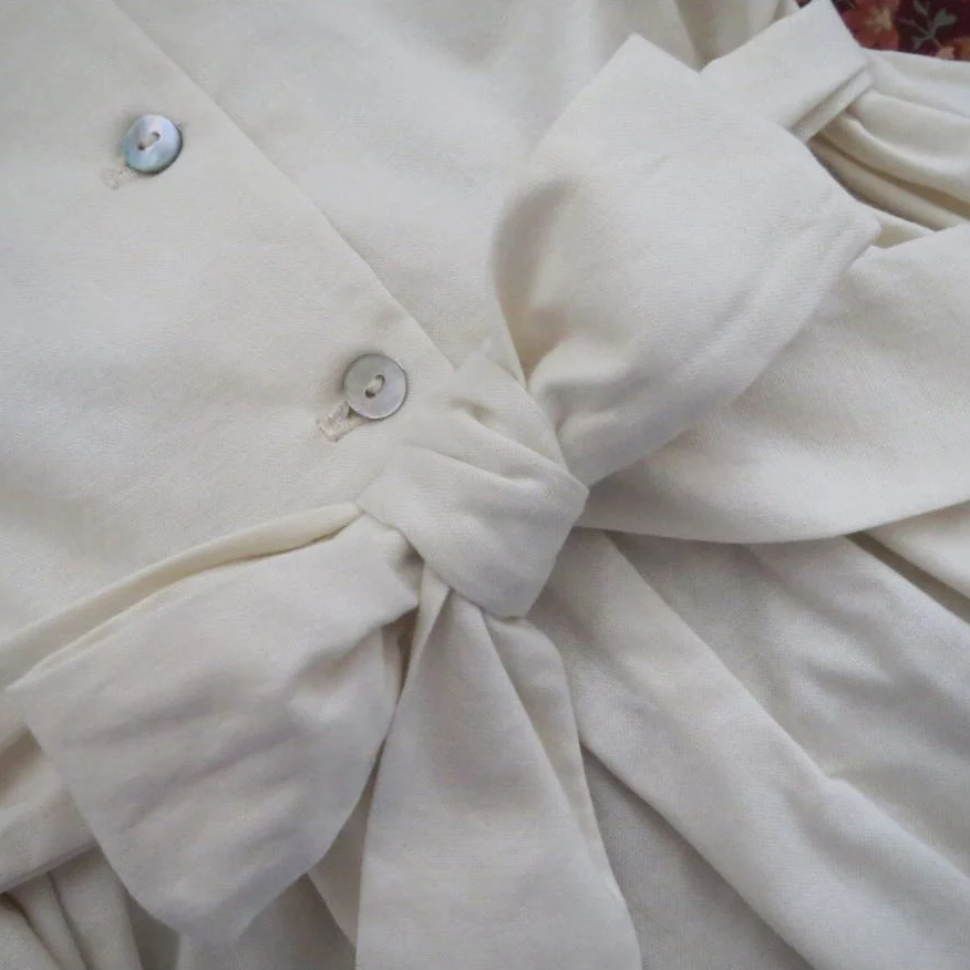Hand Smocked Pumpkin & Acorn Dress,3M to 6T.