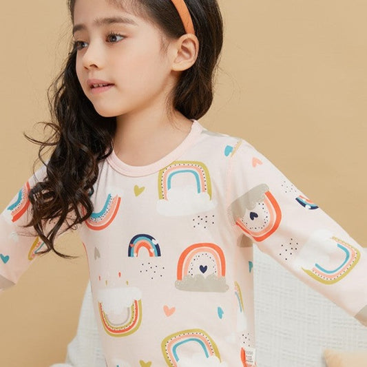 Cute Rainbow Print Pj,2T to 8T.