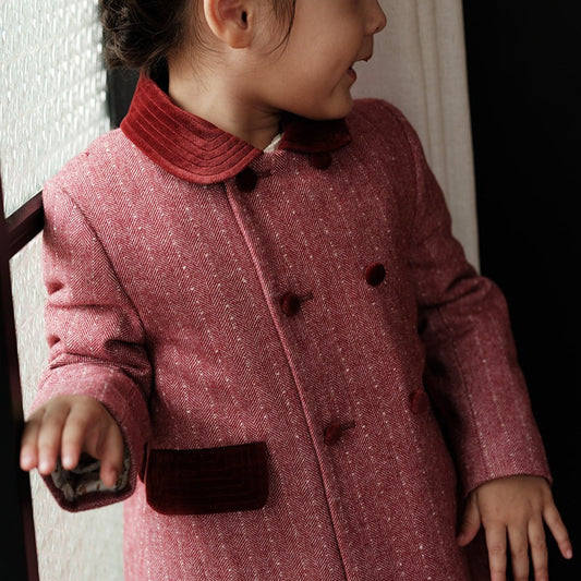Adorable Warm Woolen Coat,2T to 7T.
