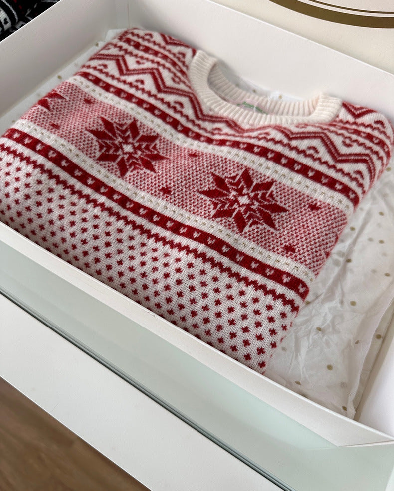 Pure Wool Christmas Theme Pullovers,2T to 10T