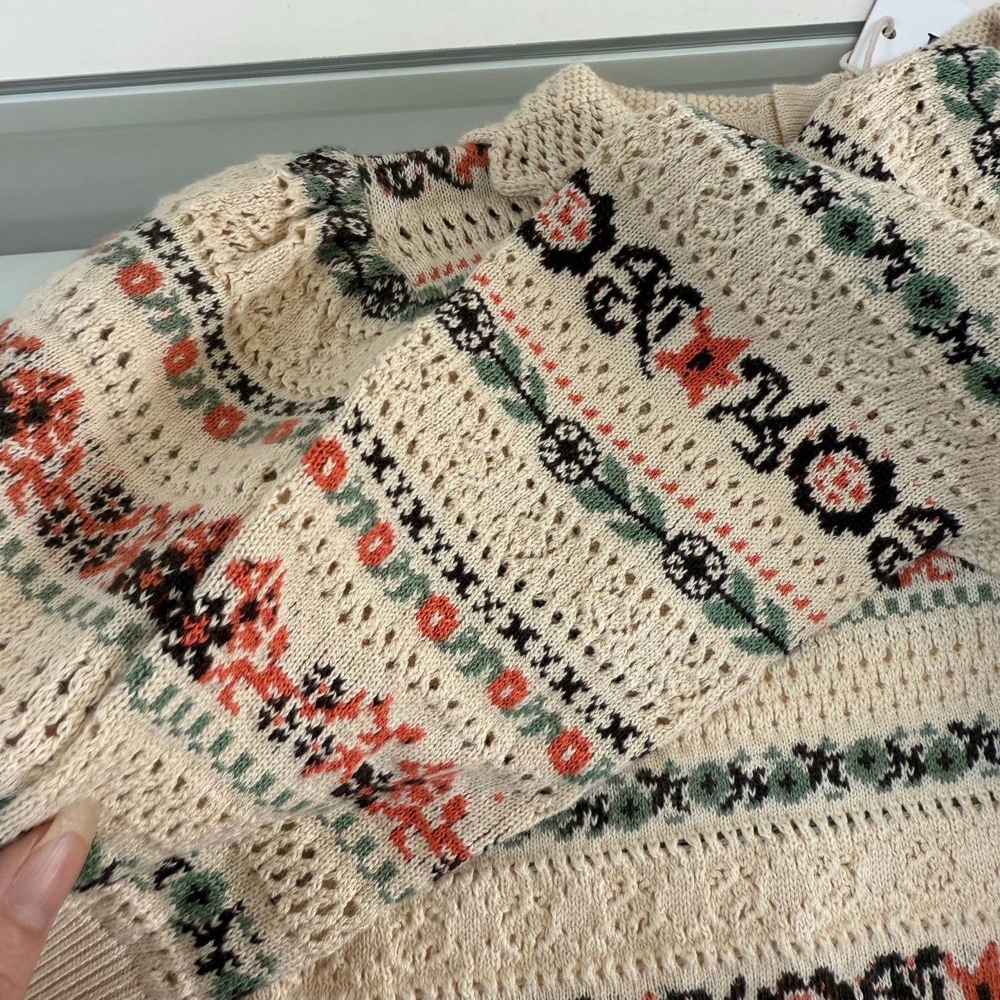 Winter Whispers Pure Wool Knit Sweater,2T-7T