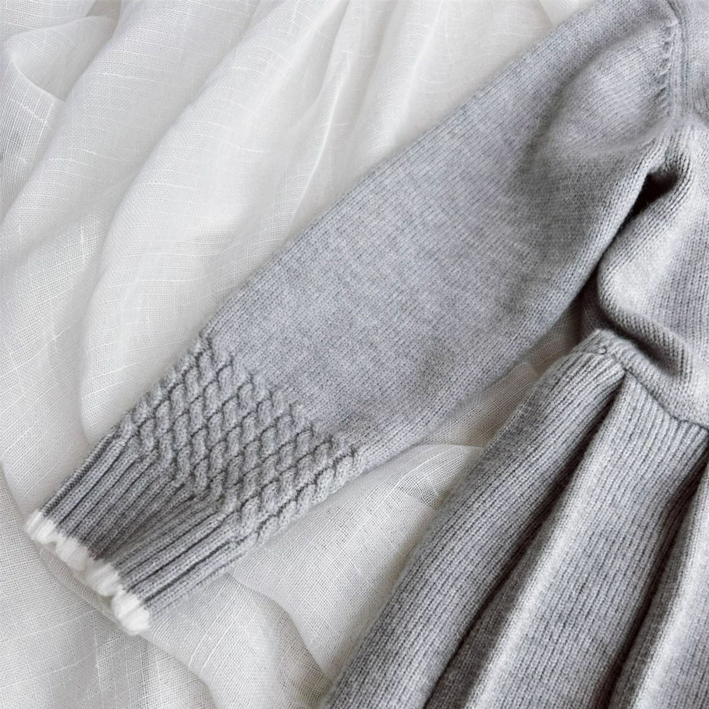 Cozy Pleated Sweater Dress for Girls,3T–7T