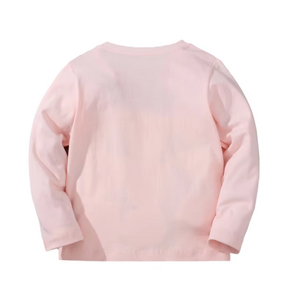 Unicorn "Princess" Long Sleeve T-Shirt,2T to 7T