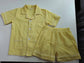 Yellow Seersucker Matching Siblings PJs,12M to 12T.