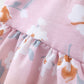 Cute Summer Bow Dress With Hat,9M to 3T.