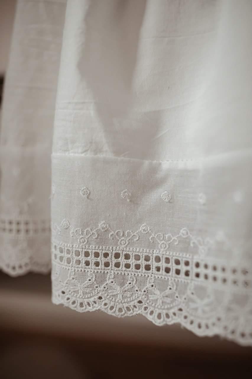 White Summer Lace Dress,2T to 7T.