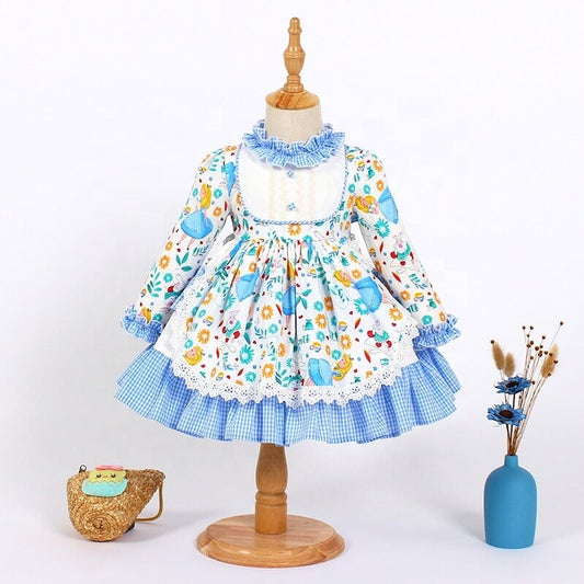 Fun Alice Tea Party Dress,2T to 7T.