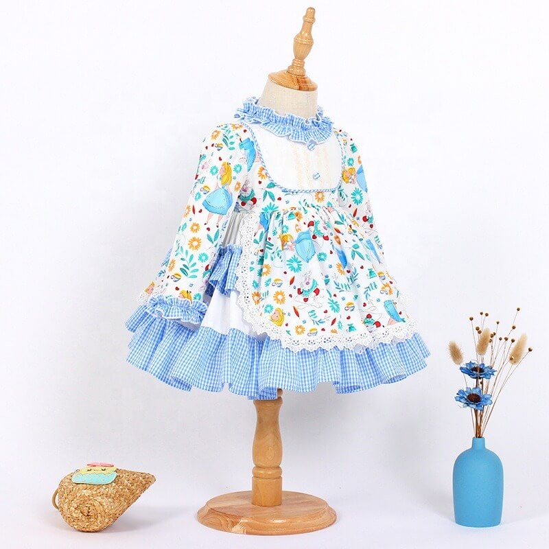 Fun Alice Tea Party Dress,2T to 7T.