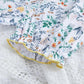 Spanish Style Vintage Floral Dress With Bloomer,Yellow/Pink,12M to 6T.