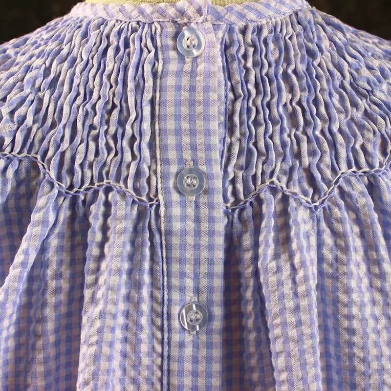 Purple Hand Smocked Bishop Dress,2T to 7T.