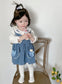 Cute suspender style dress,9M to 4T.
