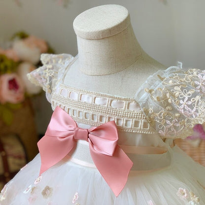 White Royal Princess Dress,12M to 7T.