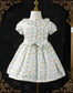 Floral Hand Smocked Dress,12M to 6T.
