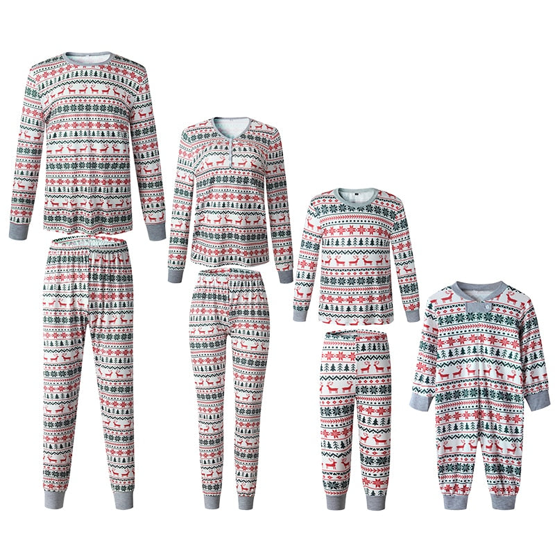 Family Matching Holidays PJs.