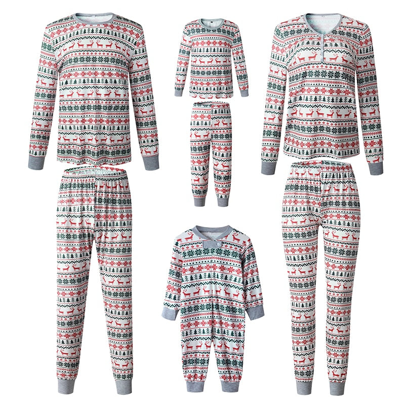 Family Matching Holidays PJs.