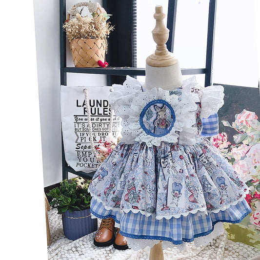 Easter Dress With Matching Shorts & Headband,12M to 8T.