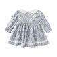 Adorable Floral Dress With Lace & Bows,6M To 4T.