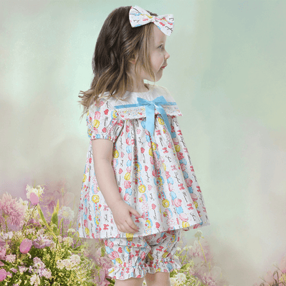 Cute Party Fun Print Set,12M to 6T.
