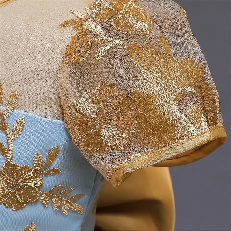 Stunning Party Embroidered Dress,4T to 10T.