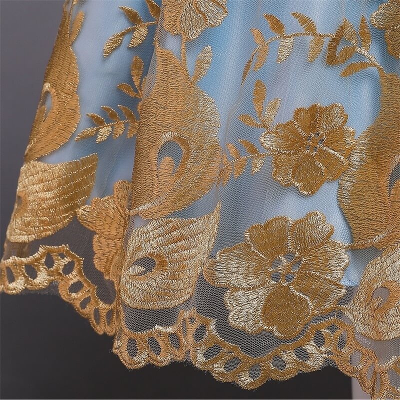 Stunning Party Embroidered Dress,4T to 10T.