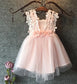 Pearl Lace Flower Gown Fancy Dress - Dream Town Store