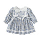 Adorable Floral Dress With Lace & Bows,6M To 4T.