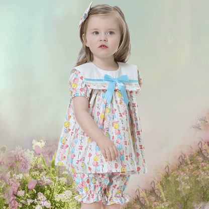 Cute Party Fun Print Set,12M to 6T.
